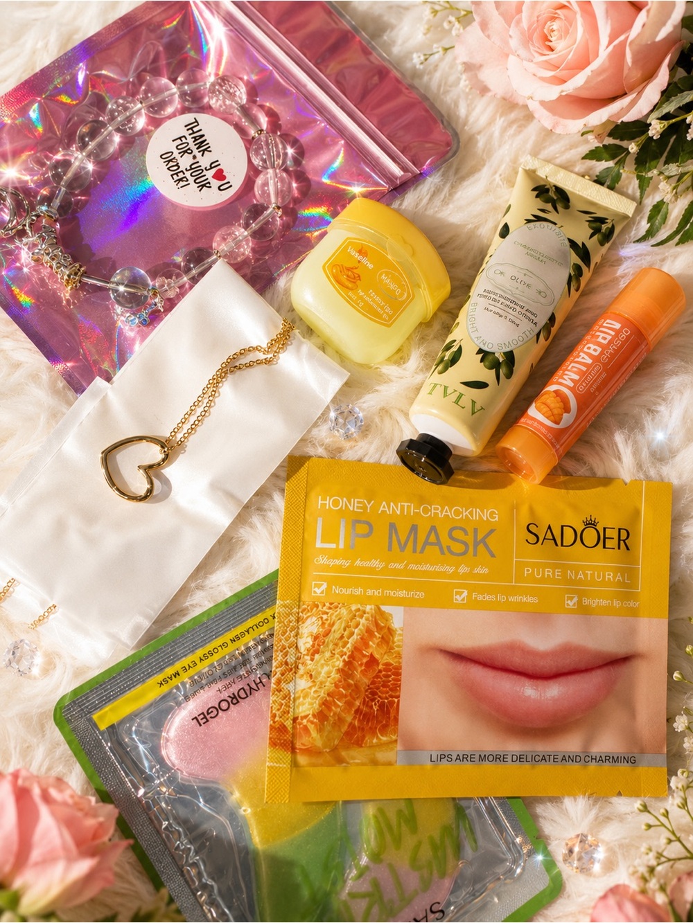 Honey Anti-Cracking Lip Mask – Nourishing Yellow Lip Treatment